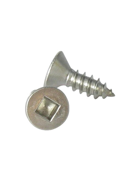 Parafuso de chapa cabeça fresada quadrado 4,8X70 Parafuso com Cabeça com Fenda quadrada 2 Aço inoxidável A2