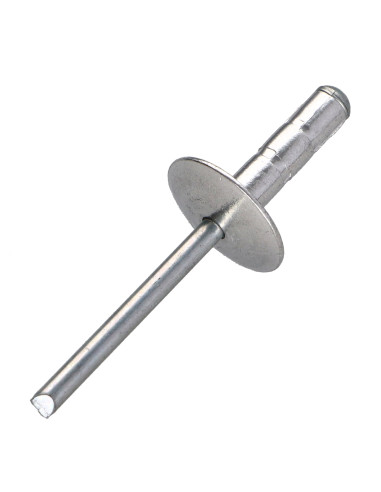 Multigrip blindklinknagels Alumínio Pino de aço 4,8 x 10 cabeça extra larga