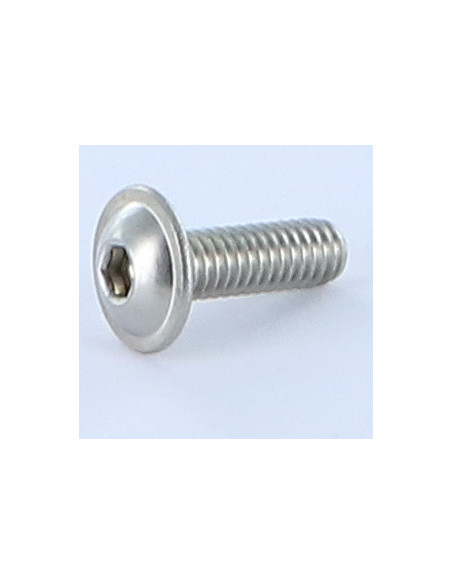 Parafuso de metais Parafuso de Cabeça Oca Sextavada flange com gola M4X12 chave de 2.5 Aço inoxidável A4