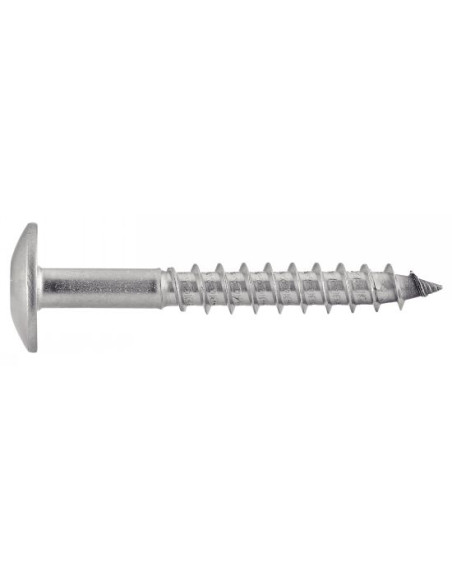 Parafusos rosca com cabeça de tremoço TORX T20 5,5 x 25 diâmetro da cabeça 12.3 Aço inoxidável A2