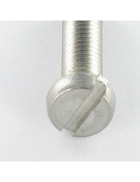 Parafuso de metais Aço inoxidável A2 cabeça cilíndrica sulcada M5X80