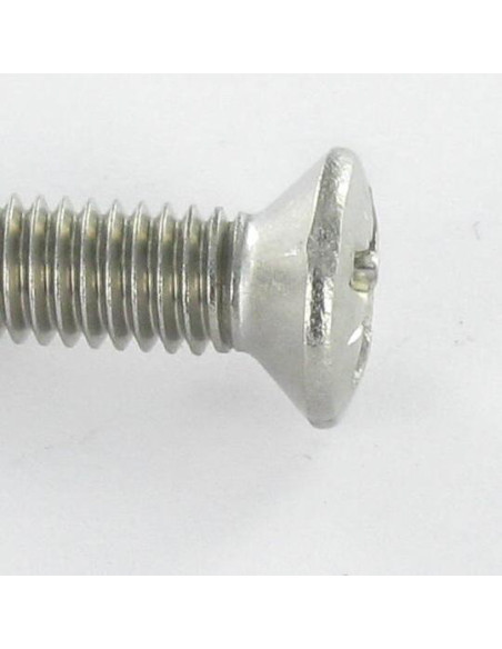 Parafuso de metais Aço inoxidável A2 cabeça fresada de panela Pozi M4X20