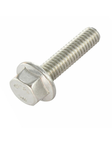 Parafuso de metais cabeça hexagonal flange com gola serrilhada M8X50 Aço inoxidável A4