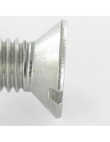 Parafuso de metais Aço inoxidável A2 cabeça fresada sulcada M8X65