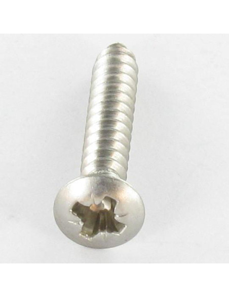 Parafuso de chapa Aço inoxidável A2 cabeça fresada de panela Pozi 3,5 x 13