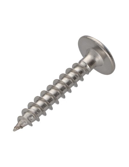 PARAFUSO dobradiça 7X60 roscado sobre 54 TORX T30 Aço inoxidável A2