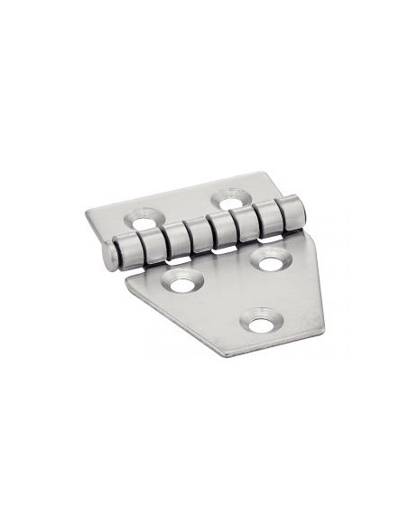 Dobradiça Tipo C 5 orifícios Aço inoxidável A2 55X40