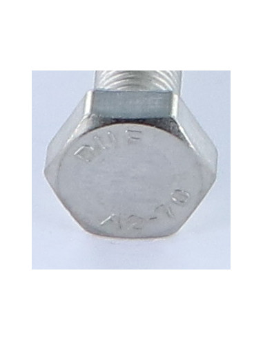 Parafuso de metais cabeça hexagonal M10X60 passo de rosca fino passo de rosca de 125 Aço inoxidável A2