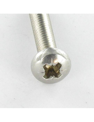 Parafuso autorroscante cabeça cilíndrica panela M5X10 Pozi PZ6 Aço inoxidável A2
