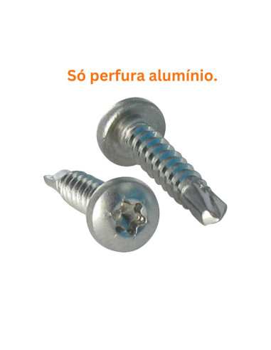 Autoperfurante cabeça cilíndrica panela TORX T20 4,2X19 TORX T20 Aço inoxidável A2