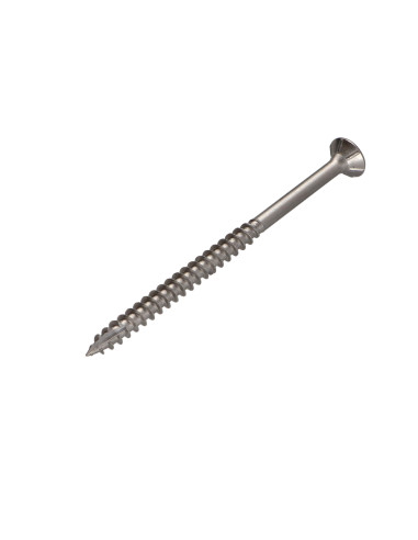Parafusos de madeira e aglomerado TEKOR Aço inoxidável A2 cabeça fresada dentado TORX T25 6X80 roscado sobre 48 cut