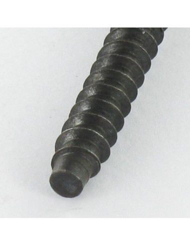 Parafuso autorroscante confirmat cabeça fresada hexagonal oco 7X70 rede de chapa SS dentado Aço zinco preto