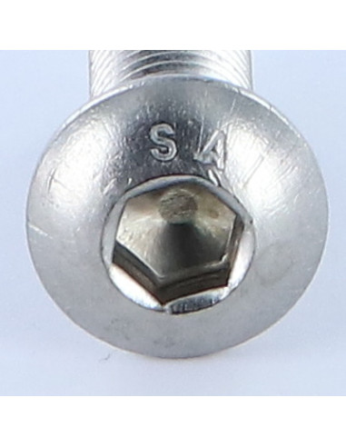 Parafuso de metais Parafuso de Cabeça Oca Sextavada M12X40 rosca total chave de 8 Aço inoxidável A4