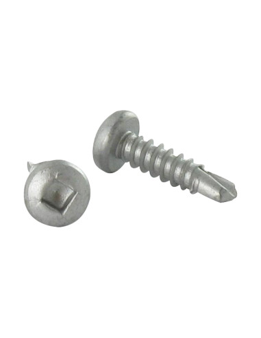 Autoperfurante cabeça cilíndrica quadrado 4,8X25 Aço inoxidável AISI 410