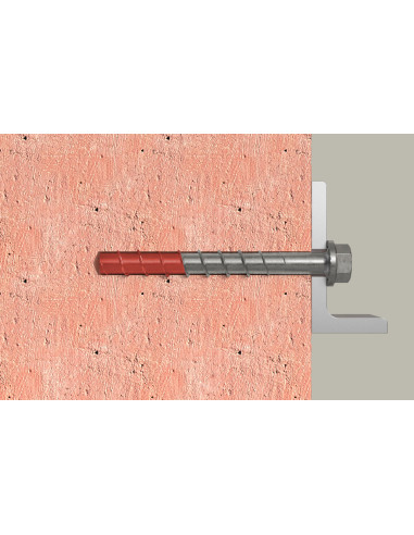 Parafuso de betão cabeça hexagonal FISCHER ULTRACUT FBS II NÓS 12X70 Aço inoxidável A4