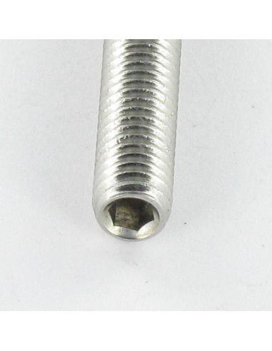 Parafuso de metais Aço inoxidável A2 sem cabeça sextavado oco chave de 4 M8X30 perno roscado