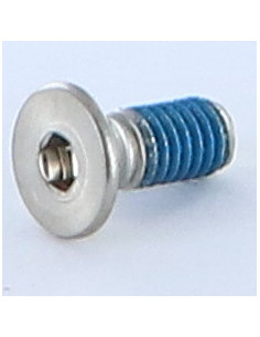 Parafuso de metais Aço inoxidável A2 cabeça fresada hexagonal oca FHC chave de 2.5 M4X10 Freio roscado rosca total