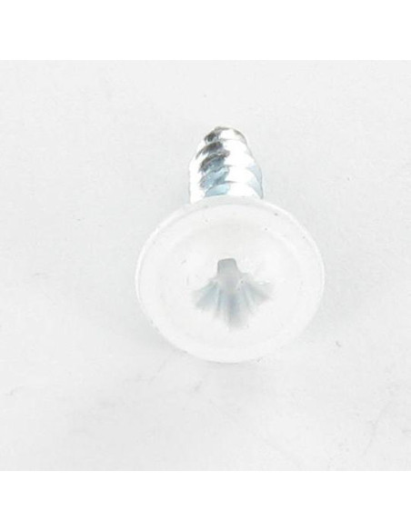 Parafuso de madeira aglomerado cabeça de cogumelo Pozi PZ6 4,5X35 rosca total Aço zinco branco RAL9016 branco de