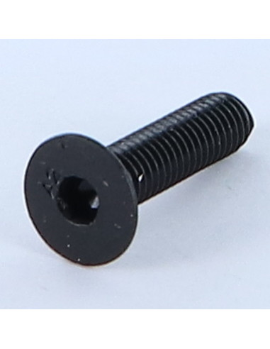 Parafuso de metais Aço inoxidável A2 cabeça fresada hexagonal oca FHC chave de 3 M5X20 Preto rosca total