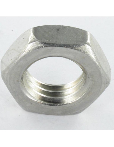 Porca hexagonal baixa hm/contraporca M27 Aço inoxidável A4