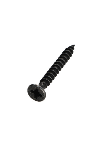 Parafuso de madeira aglomerado VBA3 cabeça fresada Pozi 4,5X40 Aço zinco preto
