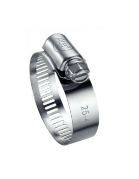 Abraçadeira banda perfurada 13 diâmetro 212 con 232 Aço inoxidável W2