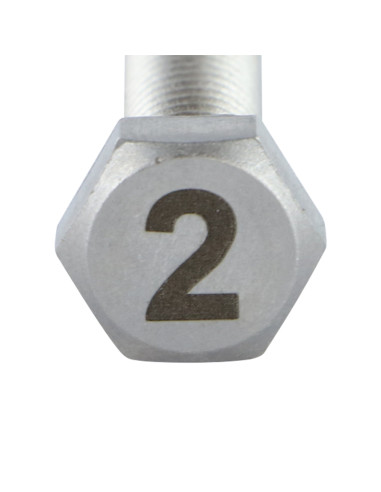 Parafuso de metais cabeça hexagonal 8X35 Aço inoxidável A4 Gravação FIGURA 2
