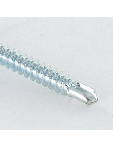 Autoperfurante cabeça fresada TORX T25 4,8X80 Aço zinco branco
