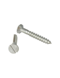 Parafuso de madeira Aço inoxidável A2 cabeça fresada sulcada 5X35