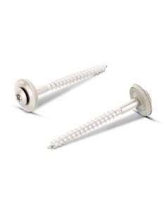 Parafuso para telhas cabeça fresada de panela TORX T20 Aço inoxidável A2 4,5 x 20 Arruela estanque com junta de