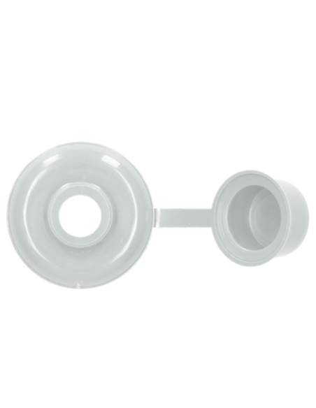 Tampa de proteção Parafusos Tirefond de 7 RAL9001 branco creme