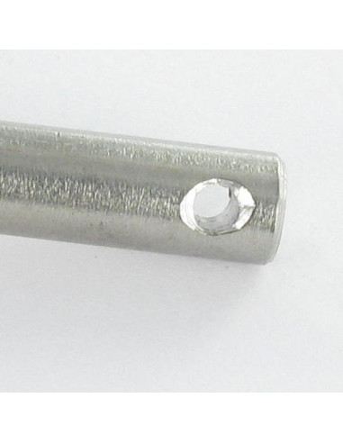 Cavilha cabeça plana 6X34 perfurada 2,5 Aço inoxidável A4