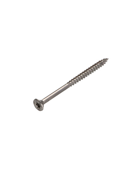 Parafusos de madeira e aglomerado TEKOR Aço inoxidável A2 cabeça fresada dentado TORX T25 5X60 roscado sobre 35 cut