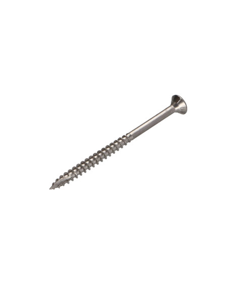 Parafusos de madeira e aglomerado TEKOR Aço inoxidável A2 cabeça fresada dentado TORX T25 5X60 roscado sobre 35 cut