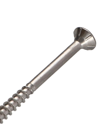 Parafusos de madeira e aglomerado TEKOR Aço inoxidável A2 cabeça fresada dentado TORX T25 5X60 roscado sobre 35 cut