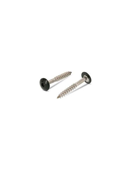 Parafusos rosca com cabeça de tremoço TORX T20 4,8X38 diâmetro da cabeça 12.3 Aço inoxidável A2 RAL6009 verde