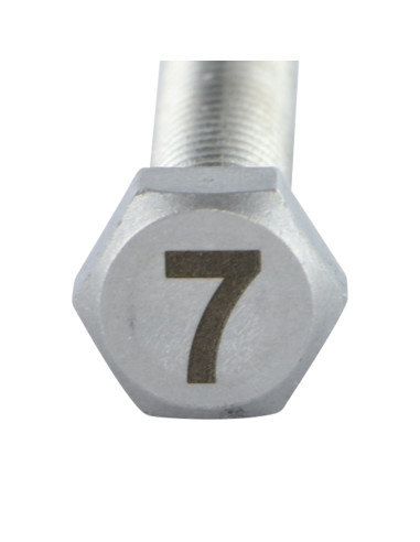 Parafuso de metais cabeça hexagonal 8X35 Aço inoxidável A4 Gravação FIGURA 7