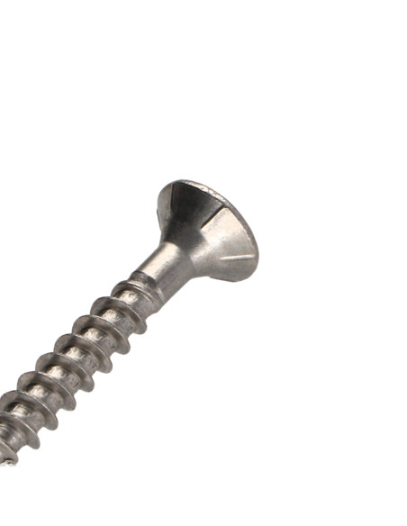 Parafusos de madeira e aglomerado TEKOR Aço inoxidável A2 cabeça fresada dentado TORX T10 3X20 rosca total cut