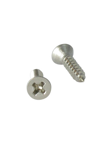 Parafuso de chapa cabeça fresada phillips 3,5 x 16 Aço inoxidável A2 RAL7016 cinzento antracite