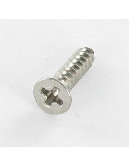 Parafuso de chapa cabeça fresada phillips 3,5 x 16 Aço inoxidável A2 RAL7016 cinzento antracite