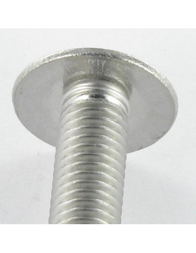 PARAFUSO cabeça de cogumelo sulcada Aço inoxidável A2 M6X30
