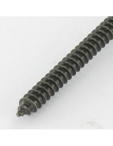 Parafuso de chapa Aço inoxidável A2 cabeça abaulada larga Pozi 2,9 x 6,4 Preto