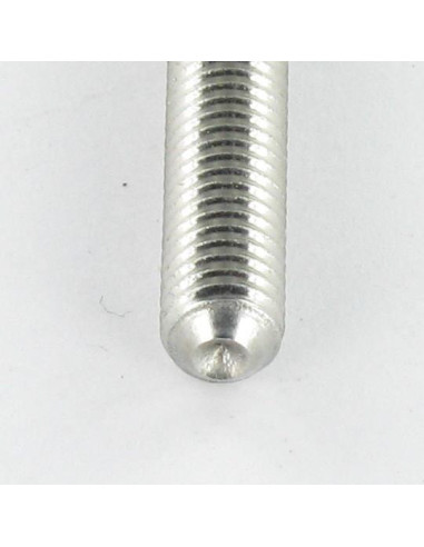 Parafuso de metais Aço inoxidável A2 sem cabeça sextavado oco chave de 4 M8X12 perno roscado