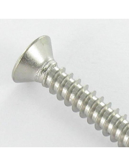 Parafuso de chapa Seguro cabeça fresada SNAKE EYES 3,5 x 25 Aço inoxidável A2