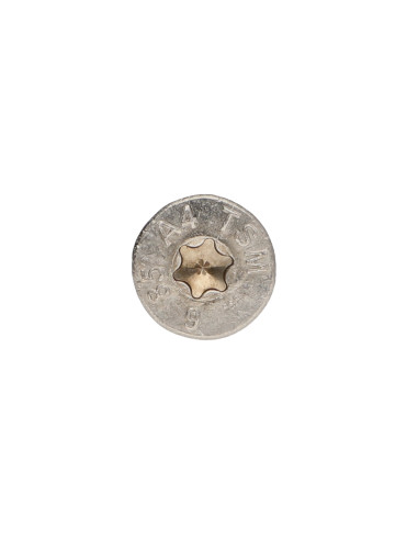 Parafuso de betão cabeça fresada TORX T40 Aço inoxidável A4 10X80 roscado sobre 15