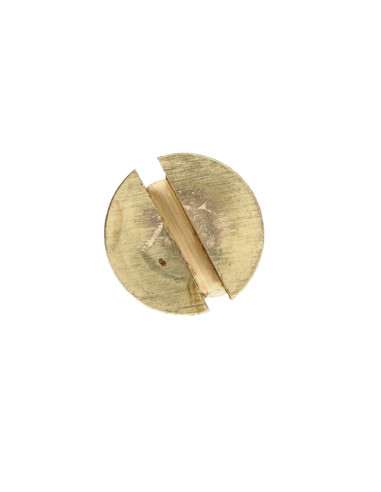 Parafuso de madeira Bronze cabeça fresada sulcada 3X25 microparafusos