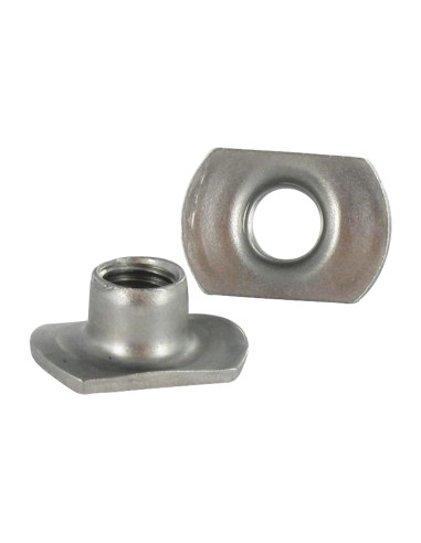 Porca cilíndrica de soldar M8 26X18 alto 11 Aço inoxidável A2