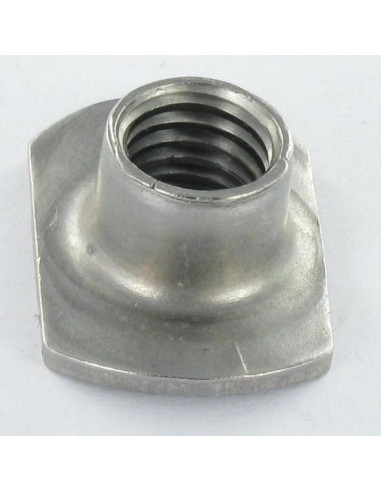 Porca cilíndrica de soldar M8 26X18 alto 11 Aço inoxidável A2
