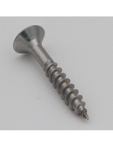 Parafuso de madeira aglomerado Aço inoxidável A2 cabeça fresada 6X40 roscado sobre 24 TORX T25