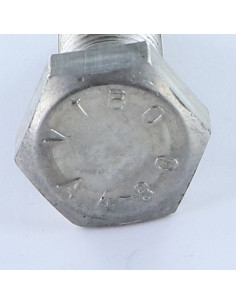 Corpo de parafuso cabeça hexagonal M16X50 Aço inoxidável A4 80 2